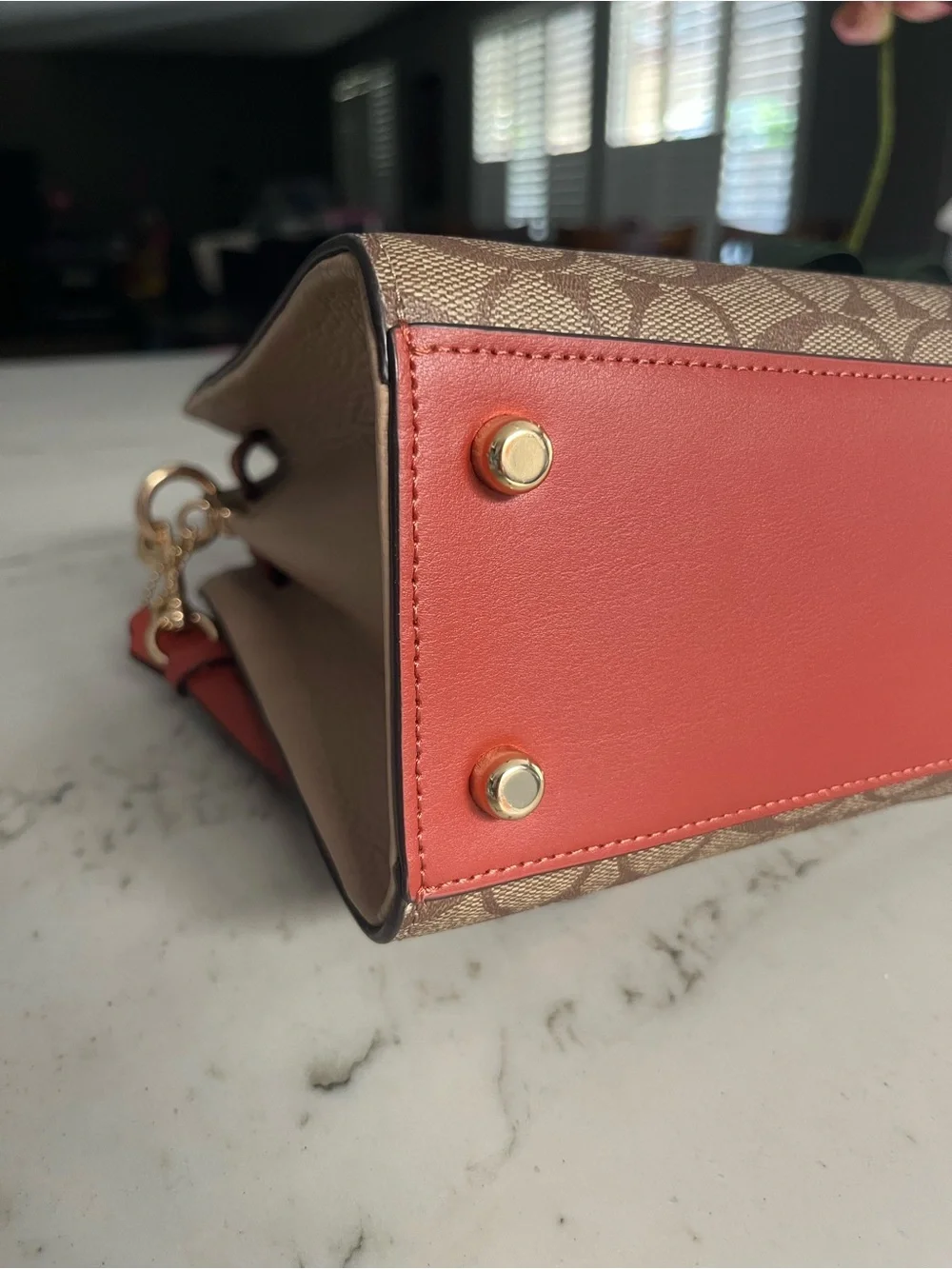 Coach Lane Carriall Top Handle Satchel Large